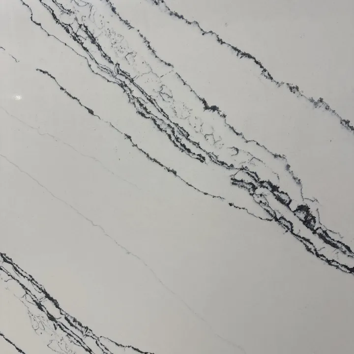 Calacatta Sivec quartz slab