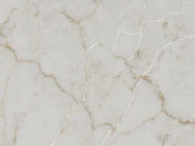 Calacatta Miraggio Cove quartz slab