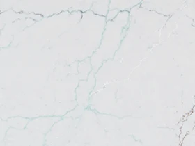 Calacatta Miraggio Seaglass quartz slab