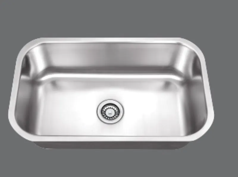 Single bowl stainless undermount sink